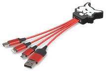Bespoke shape multi USB charging cable