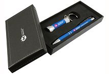 Crosby McQueen Soft Touch Pen & Torch Gift Set