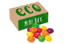 Midi Rectangle Card Box of Skittles Sweets