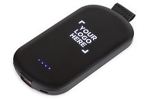 Engraved LED portable chargers