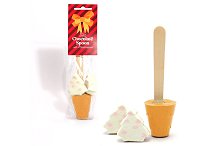Info Card Gold Hot Choc Spoon with Marshmallows