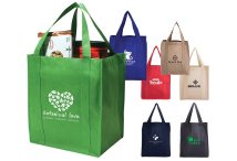 Large branded shopping bags