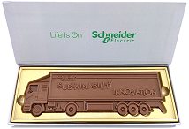 Large chocolate lorry shape