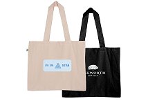 Large organic cotton tote bags
