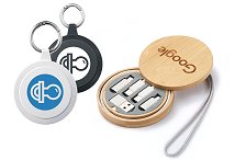 Logo printed travel cable case set