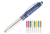 Stylus pens with LED light
