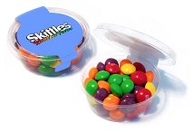 Plant based midi pot of Skittles sweets