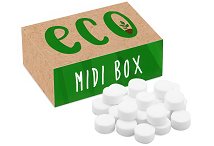 Maxi rectagular card box of midi mints