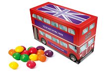 Tinned Sweets Bus Tin of Skittles