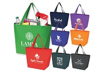 Branded tote bags