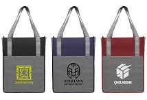 Two tone tote bags