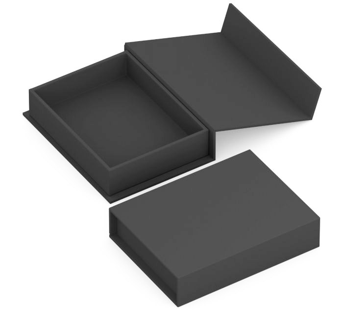 Iron Care black flip top presentation box
