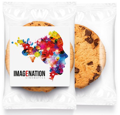 Individual Cookies with a Logo Branded Packet, Maryland - Label Flow Bag