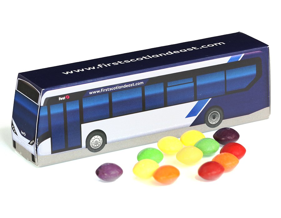 Promotional Bus Shaped Sweet Boxes