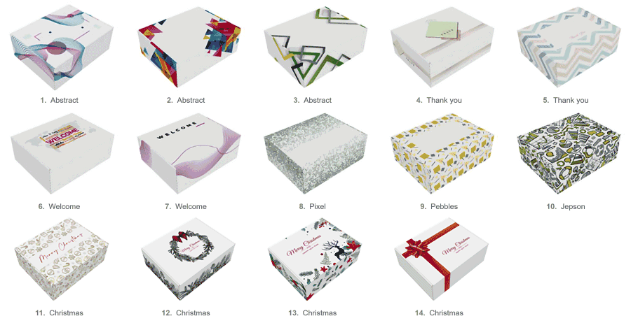 Curate gift box examples
