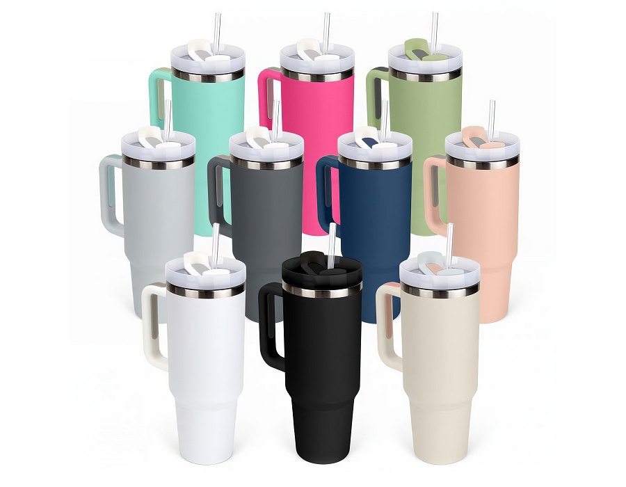 10 colours of the insulated steel tumbler