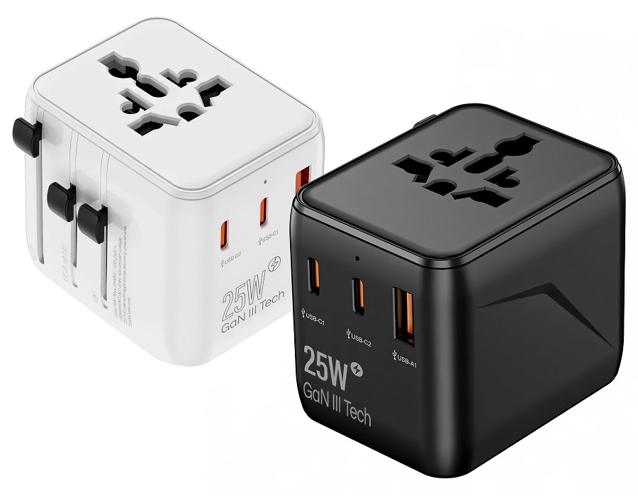 Custom Printed Travel Adaptors GaN III 25W