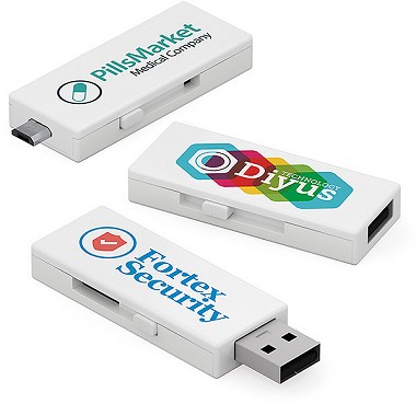 Dual Port Promotional USB Stick