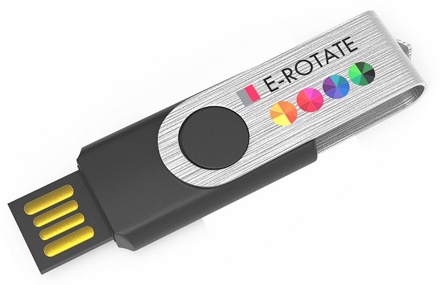 e-Rotate Logo Twister USB Stick