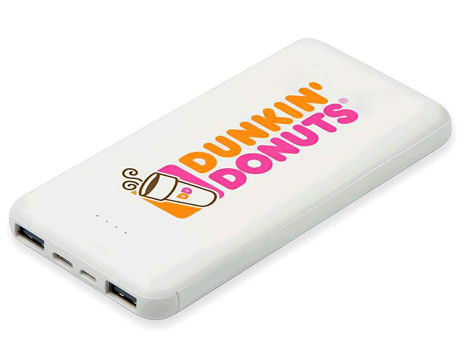 Personalised Power Banks Eco 10000mAh Recycled ABS Plastic