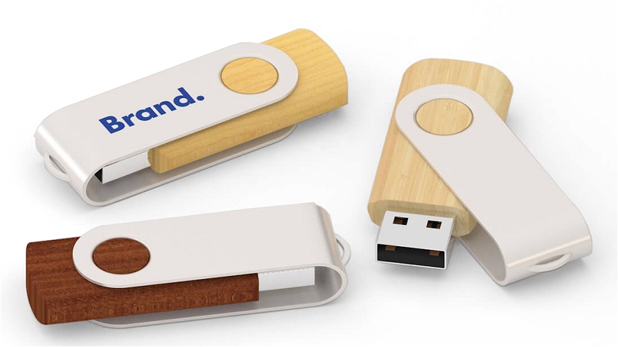 Eco Wooden Twist USB Flash Drives