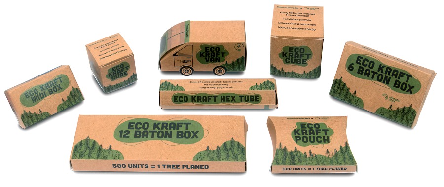 Kraft material sweet boxes