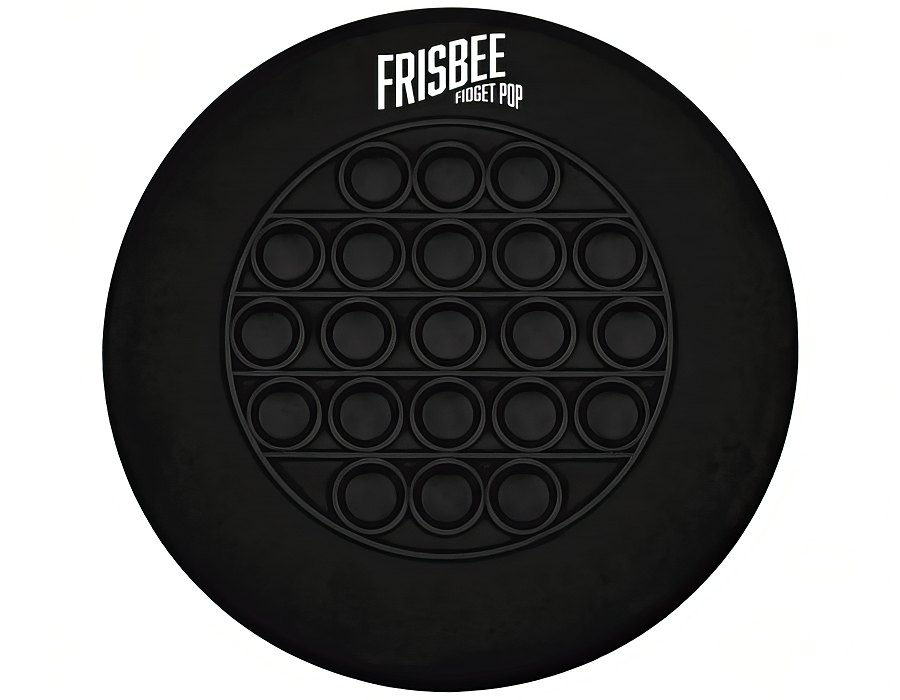 Black Frisbee fidget pop