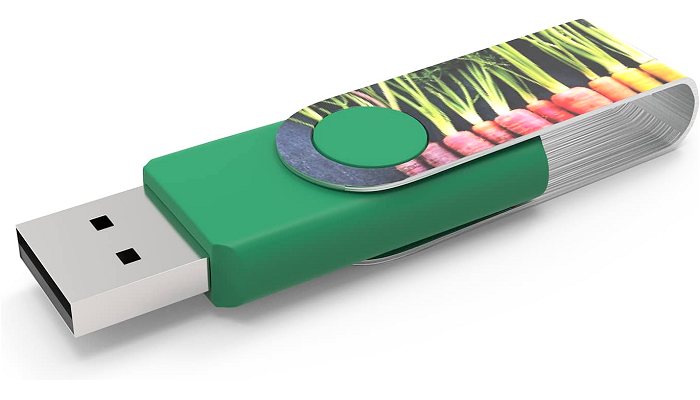 Max Print Twister USB Drive green