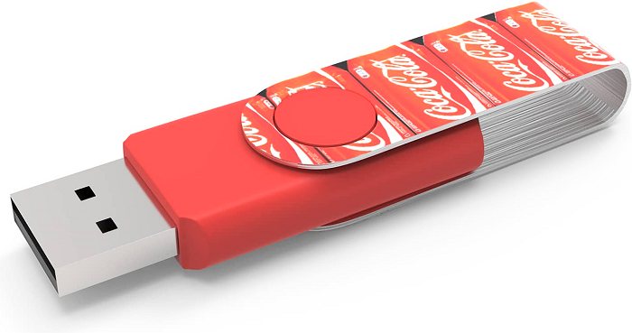 Max Print Twister USB Drive red