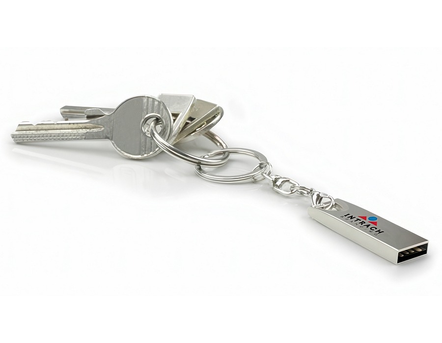 Metal USB Sticks Full Colour Printed for Branded Gifts on a keyring