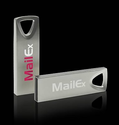 Metal USB Sticks Full Colour Printed for Branded Gifts on a keyring showing USB connector