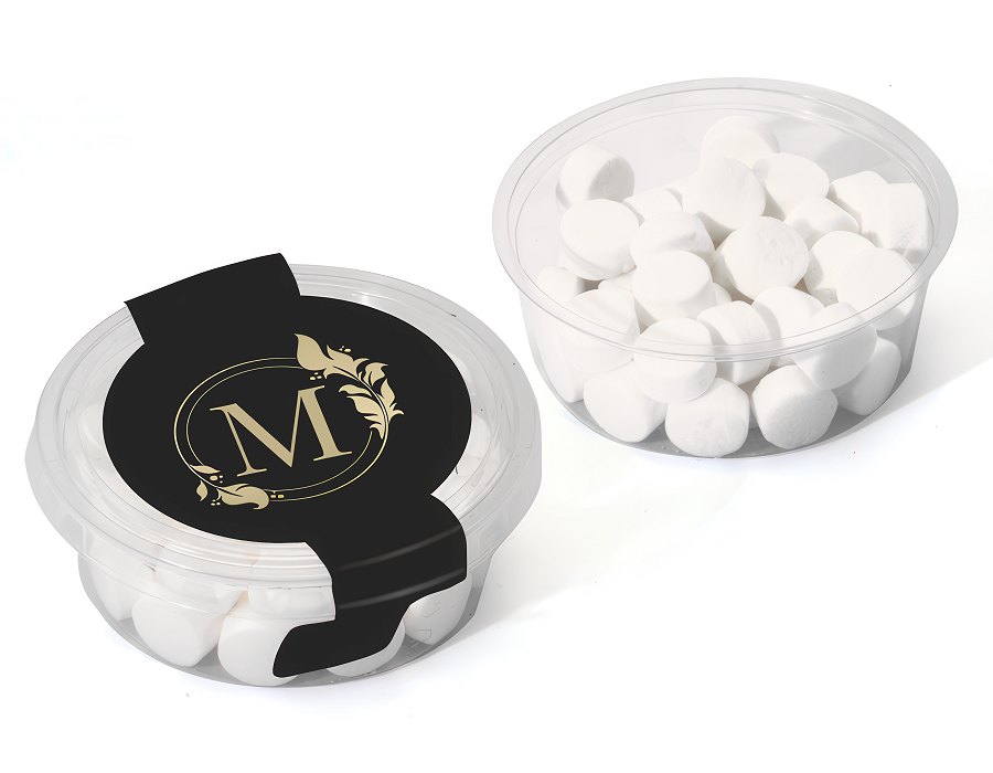 Logo Branded Midi Mints in a Plant Based Midi Pot