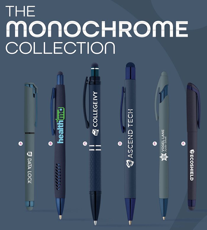 Monochrome pens