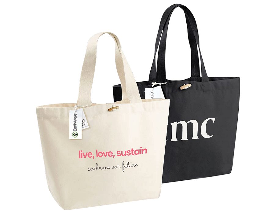 Custom Tote Bags Organic Cotton EarthAware™
