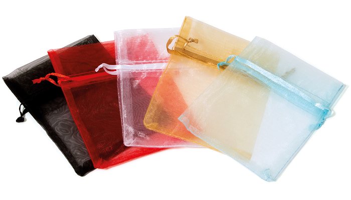 Organza bags colours