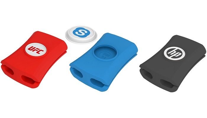 Cable Tidy Snappi™ in red blue and black
