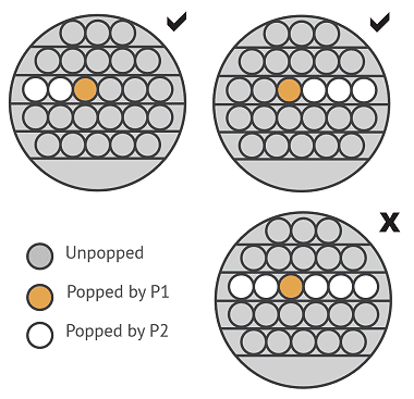 Push Pop fidget toy Rules 2