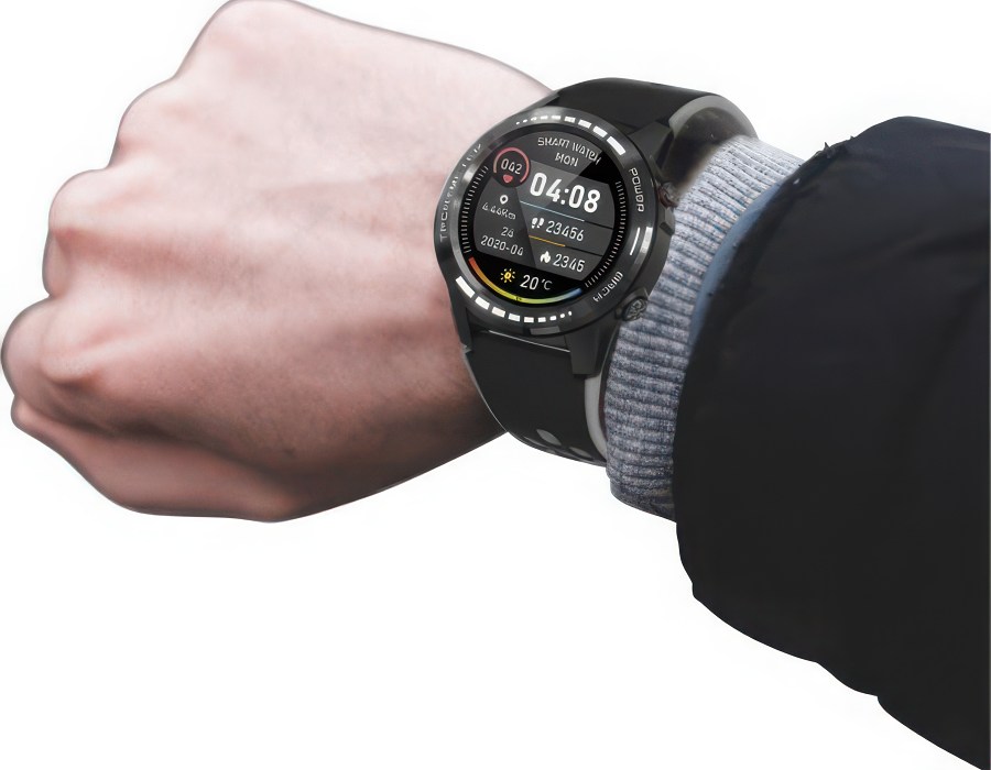 Smartwatch shown on a wrist