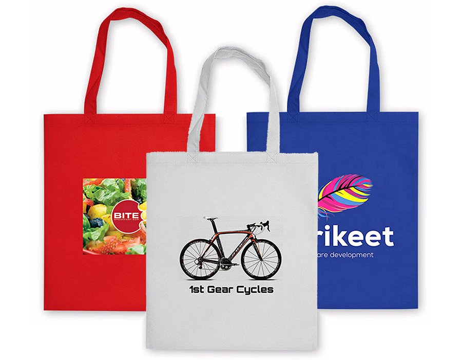 Custom Printed Eco-Friendly Tote Bags Non-Woven PP Material