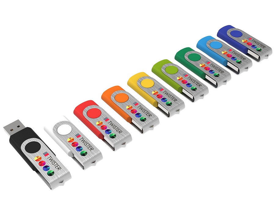 USB drives colours