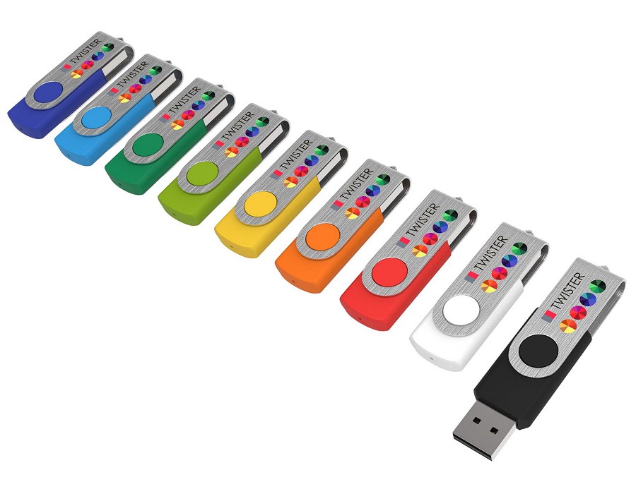 USB drives colours