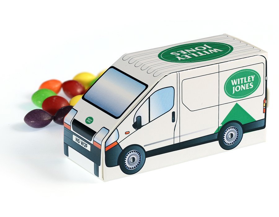 Branded Van Shaped Sweet Boxes